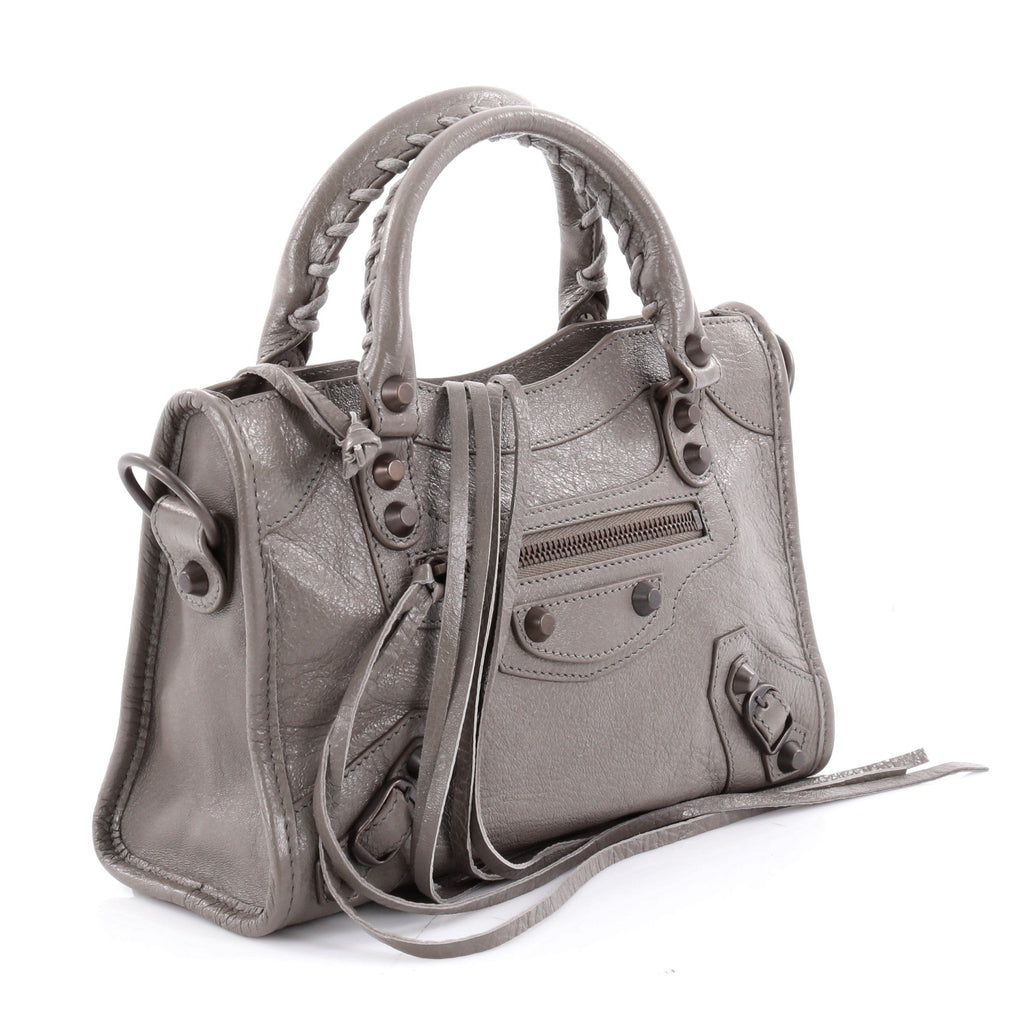 City Classic Studs Handbag Leather Mini