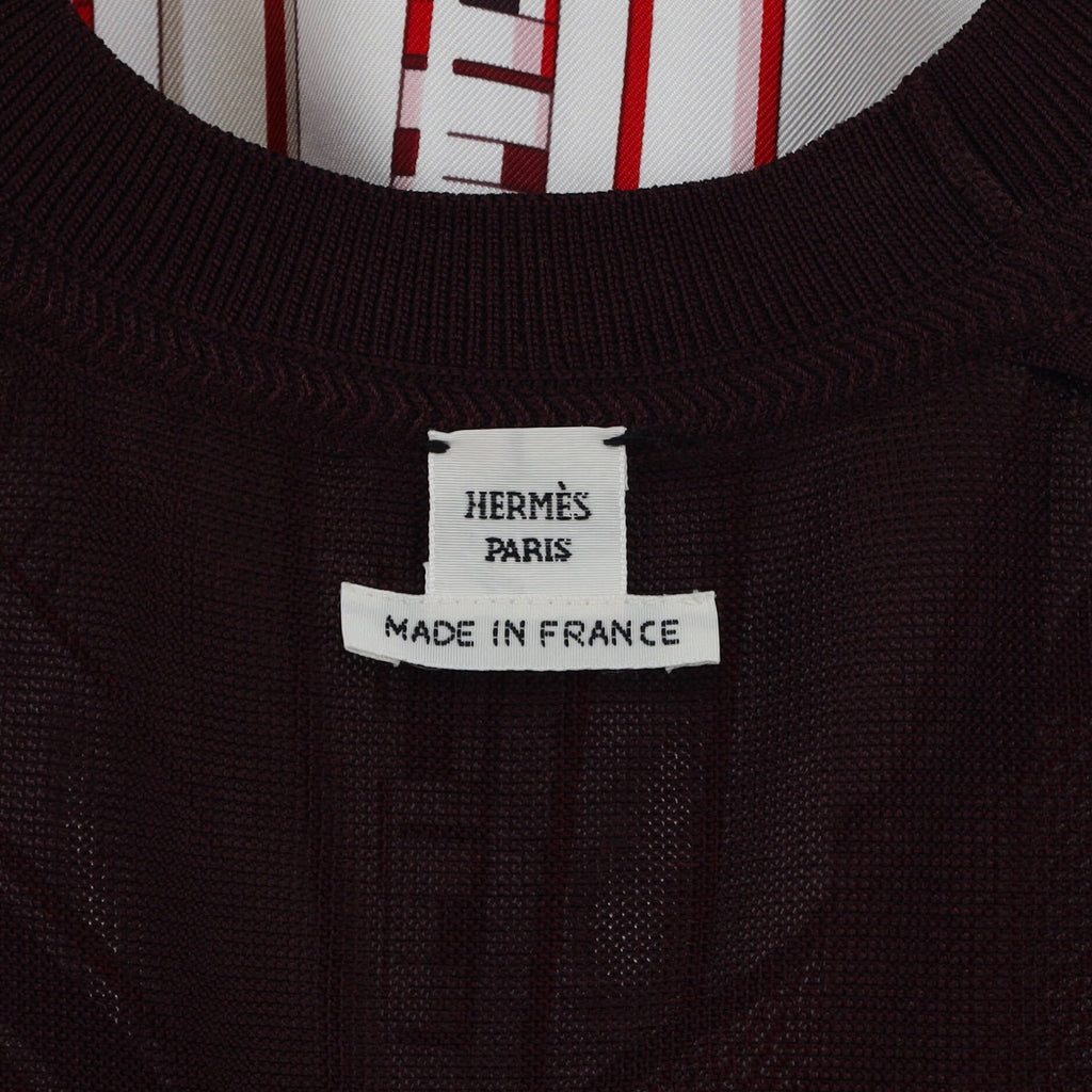Women's Cannes et Cannes Crewneck Sweater Printed Silk and Viscose