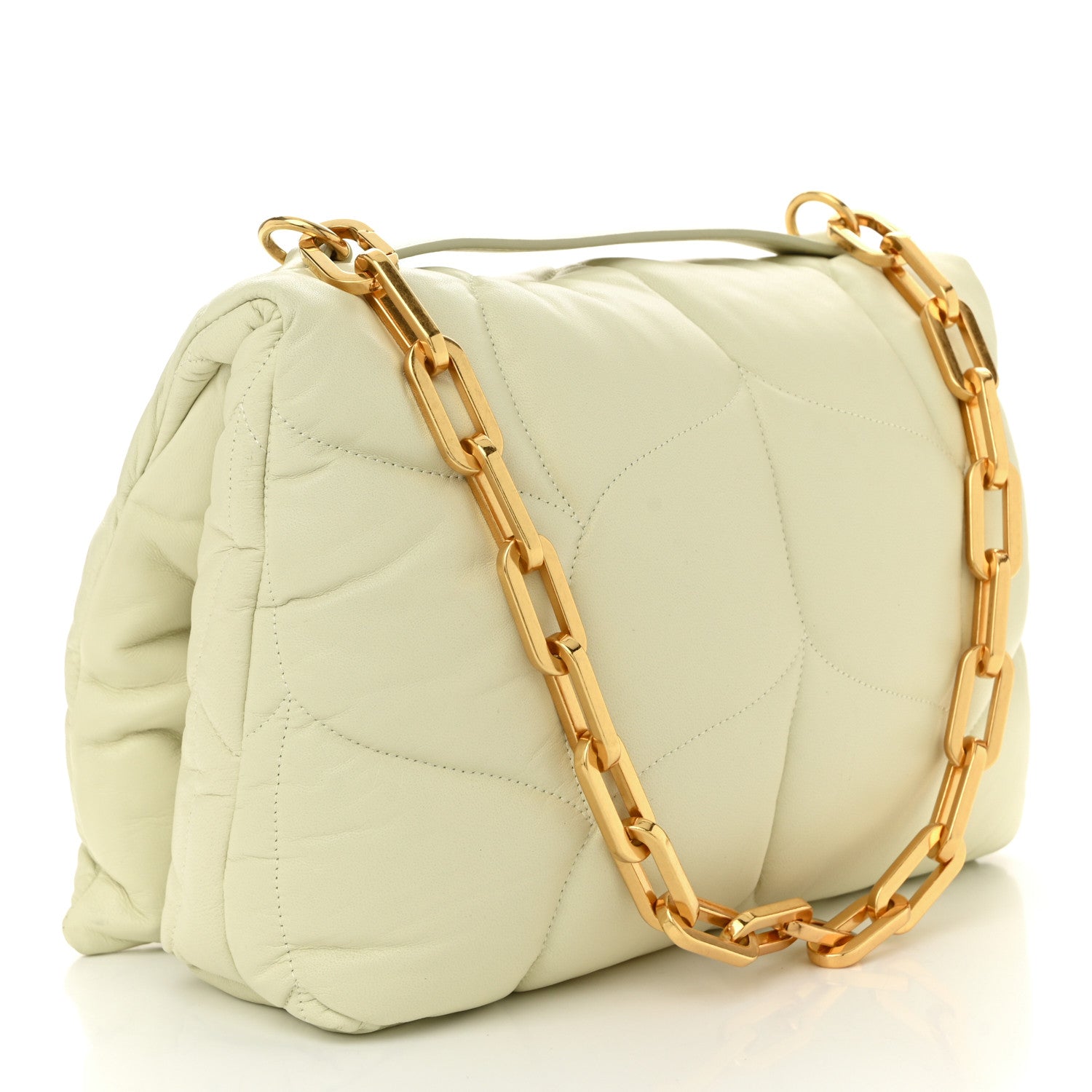 Nappa Pillow Quilted Little Softie Bag Primrose