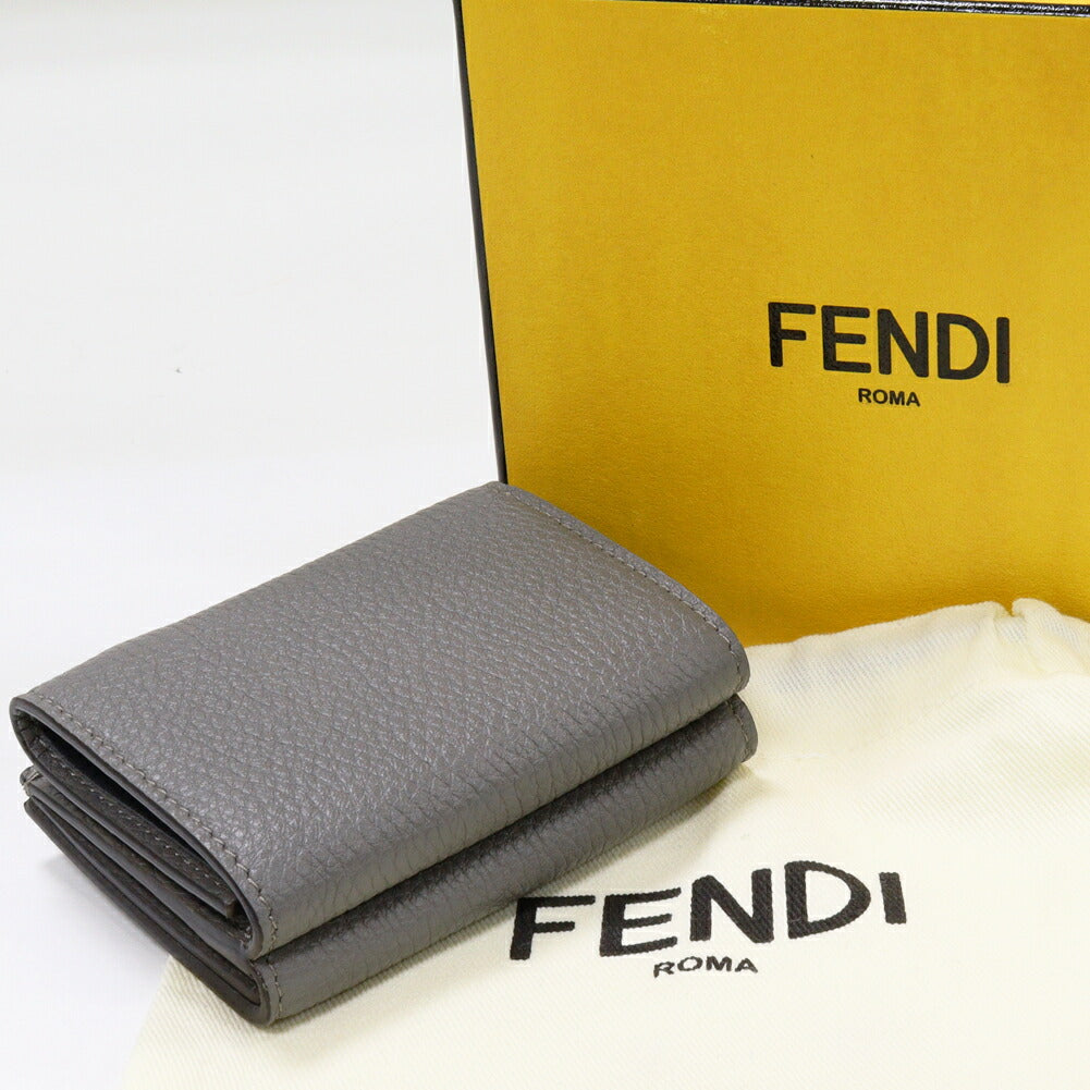 Fendi Calf FF Baguette Trifold Wallet 7M0280 AG0L F0QA1