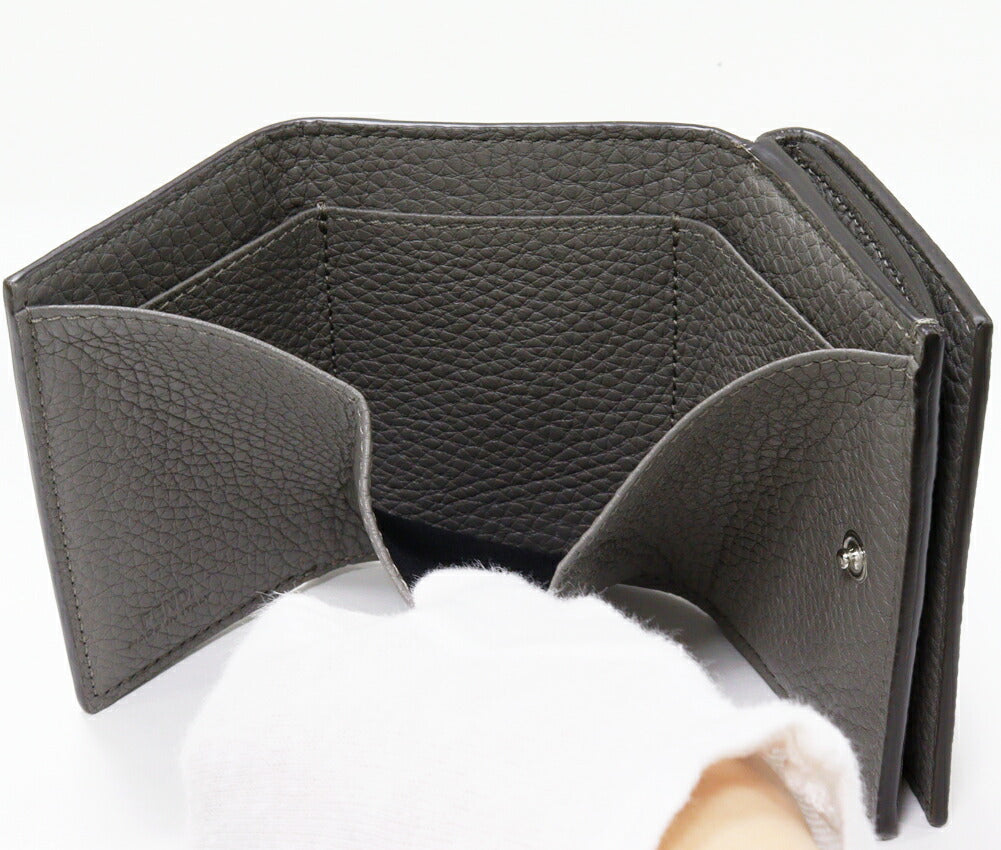 Fendi Calf FF Baguette Trifold Wallet 7M0280 AG0L F0QA1