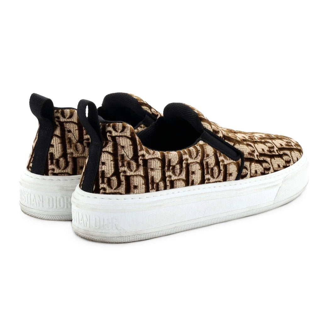 Women's Solar Slip-On Sneakers Oblique Velvet