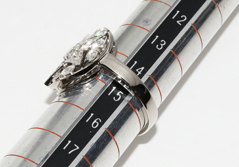 Chanel K18WG Comete Ring Diamond Ring J4123