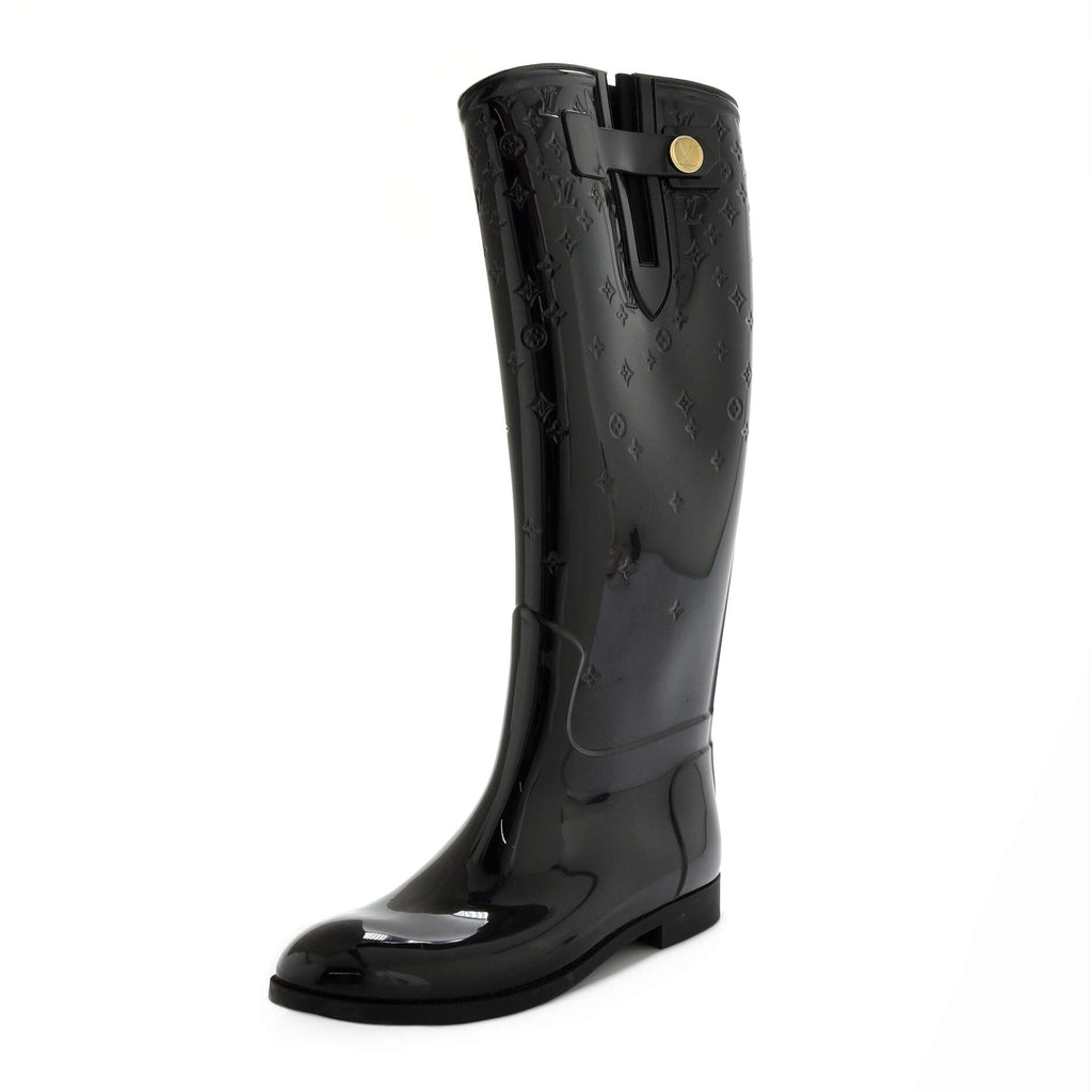 Women's Rain Boots Monogram Rubber