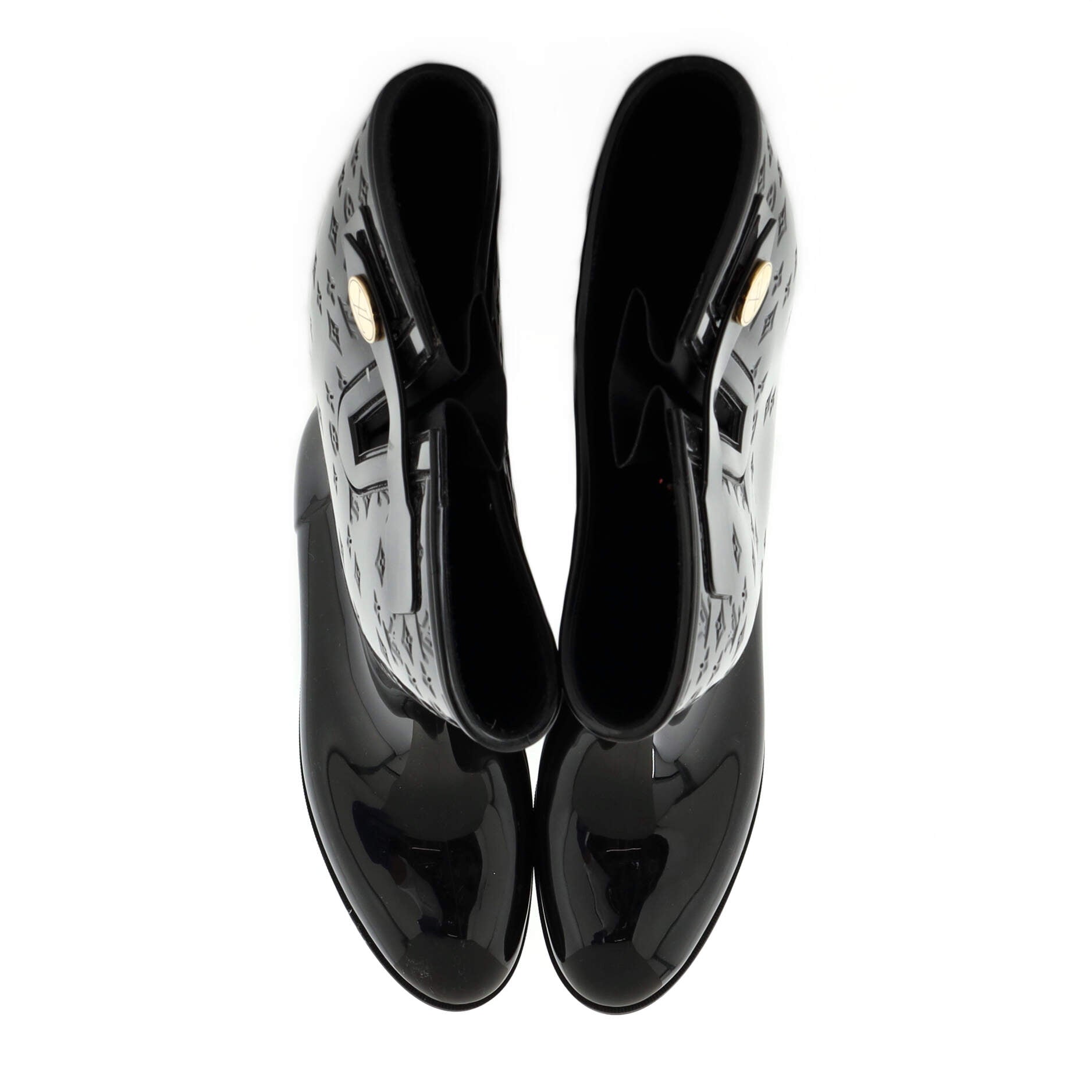 Women's Rain Boots Monogram Rubber