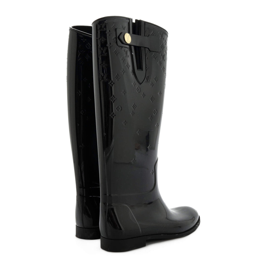 Women's Rain Boots Monogram Rubber