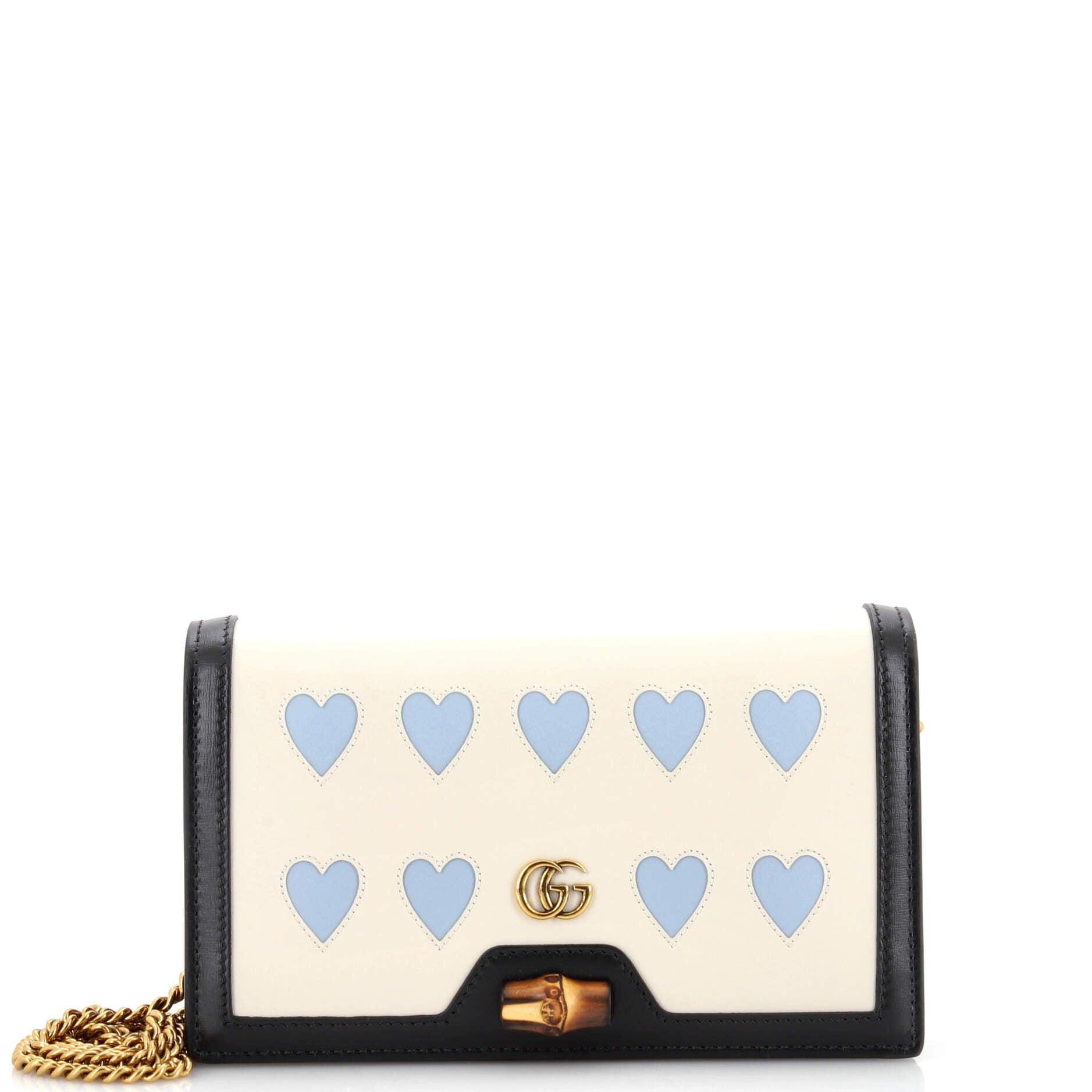 Lovelight Diana Bamboo Chain Flap Bag Leather Mini