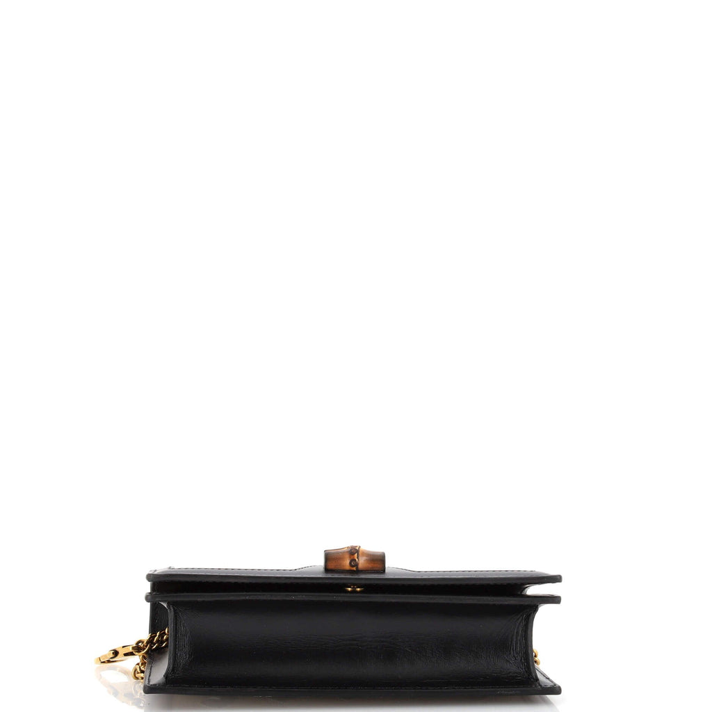 Lovelight Diana Bamboo Chain Flap Bag Leather Mini