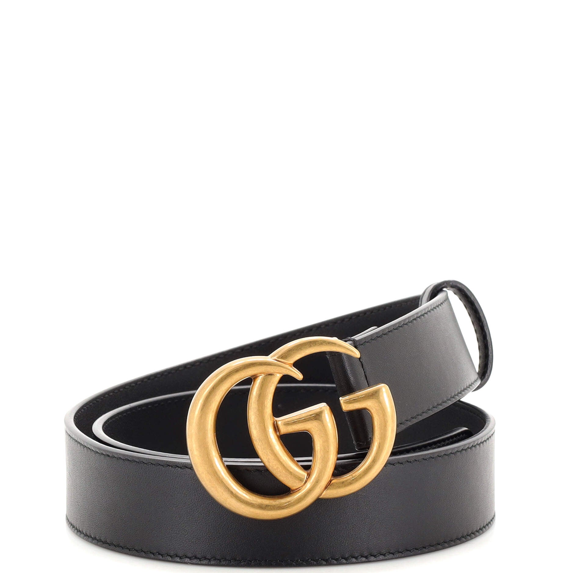 GG Marmont Belt Leather Medium 75