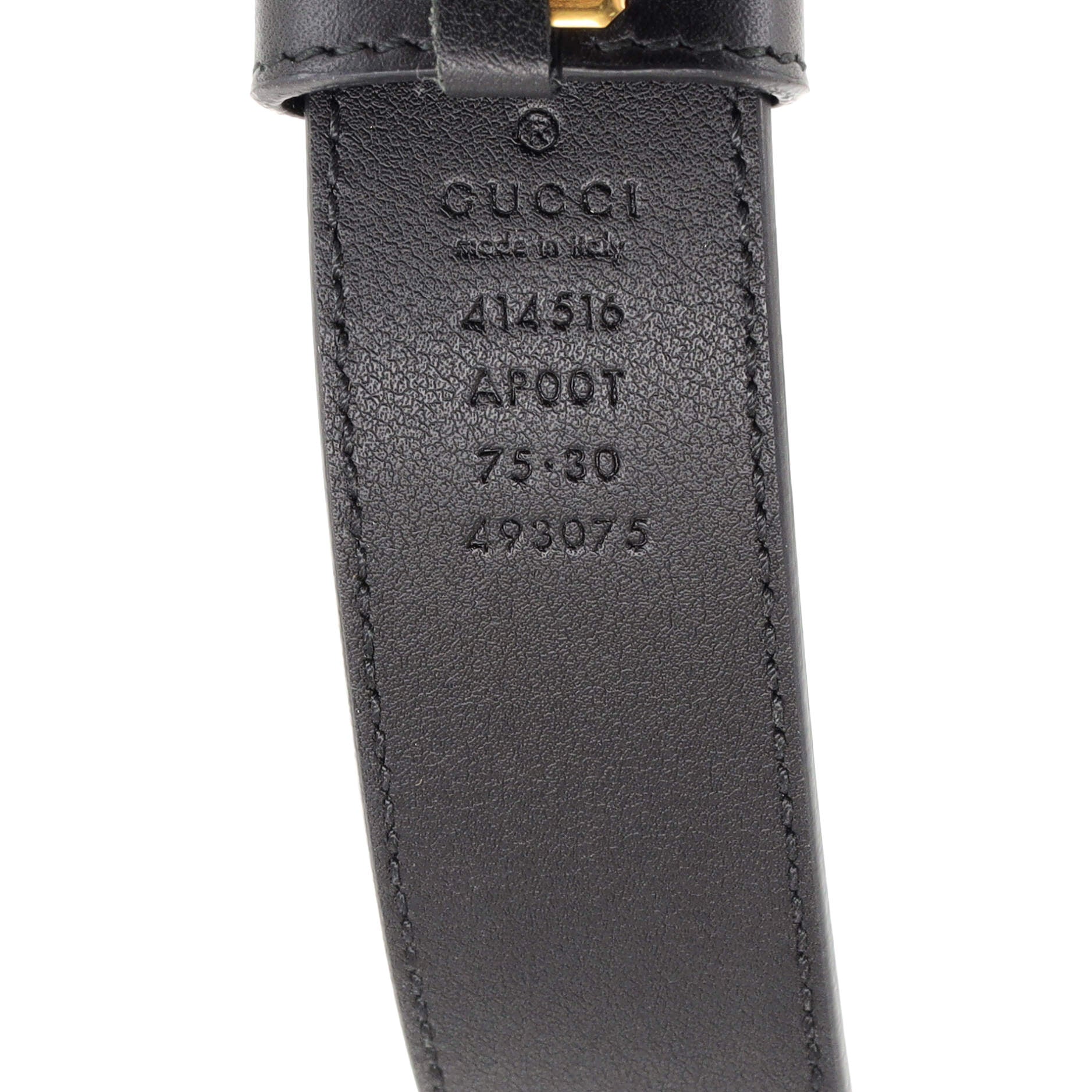 GG Marmont Belt Leather Medium 75