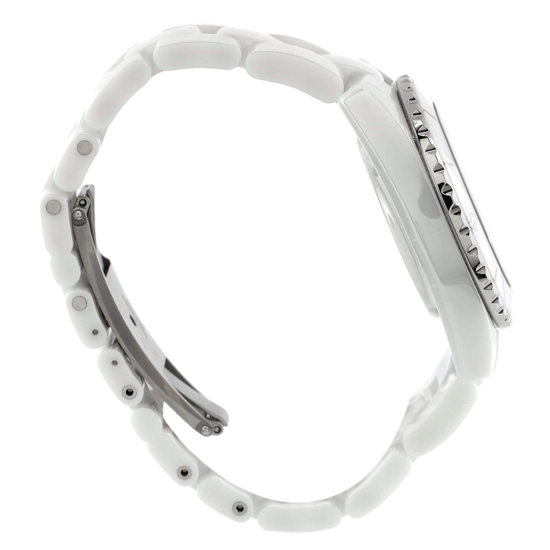 Mademoiselle J12 La Pausa Automatic Watch Ceramic and Stainless Steel 38