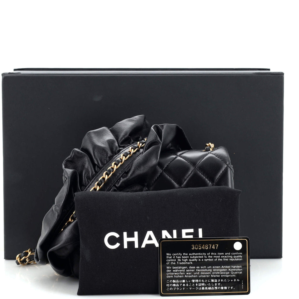 Romance Square Flap Bag Quilted Lambskin Mini