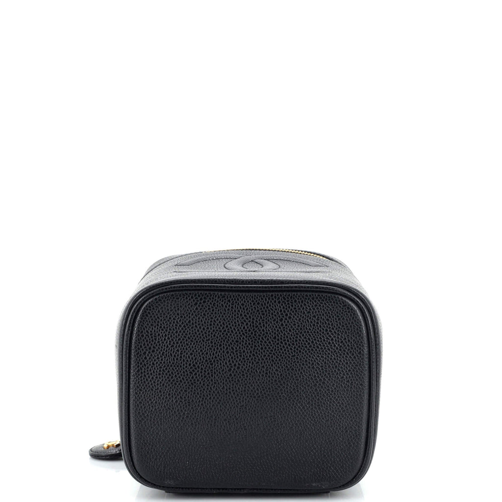 Vintage Timeless Cosmetic Case Caviar Tall