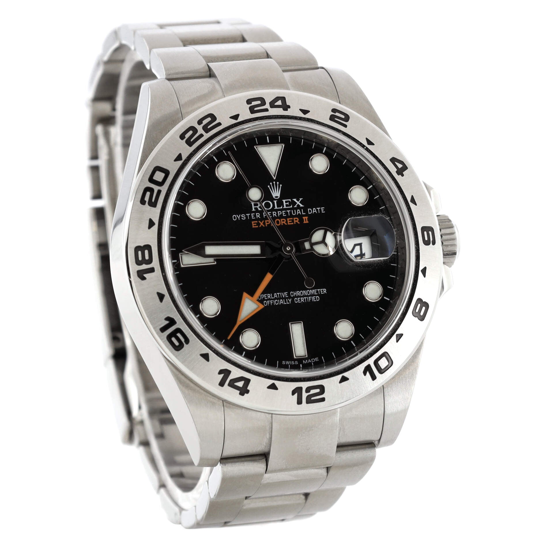 Oyster Perpetual Explorer II Automatic Watch Stainless Steel 42