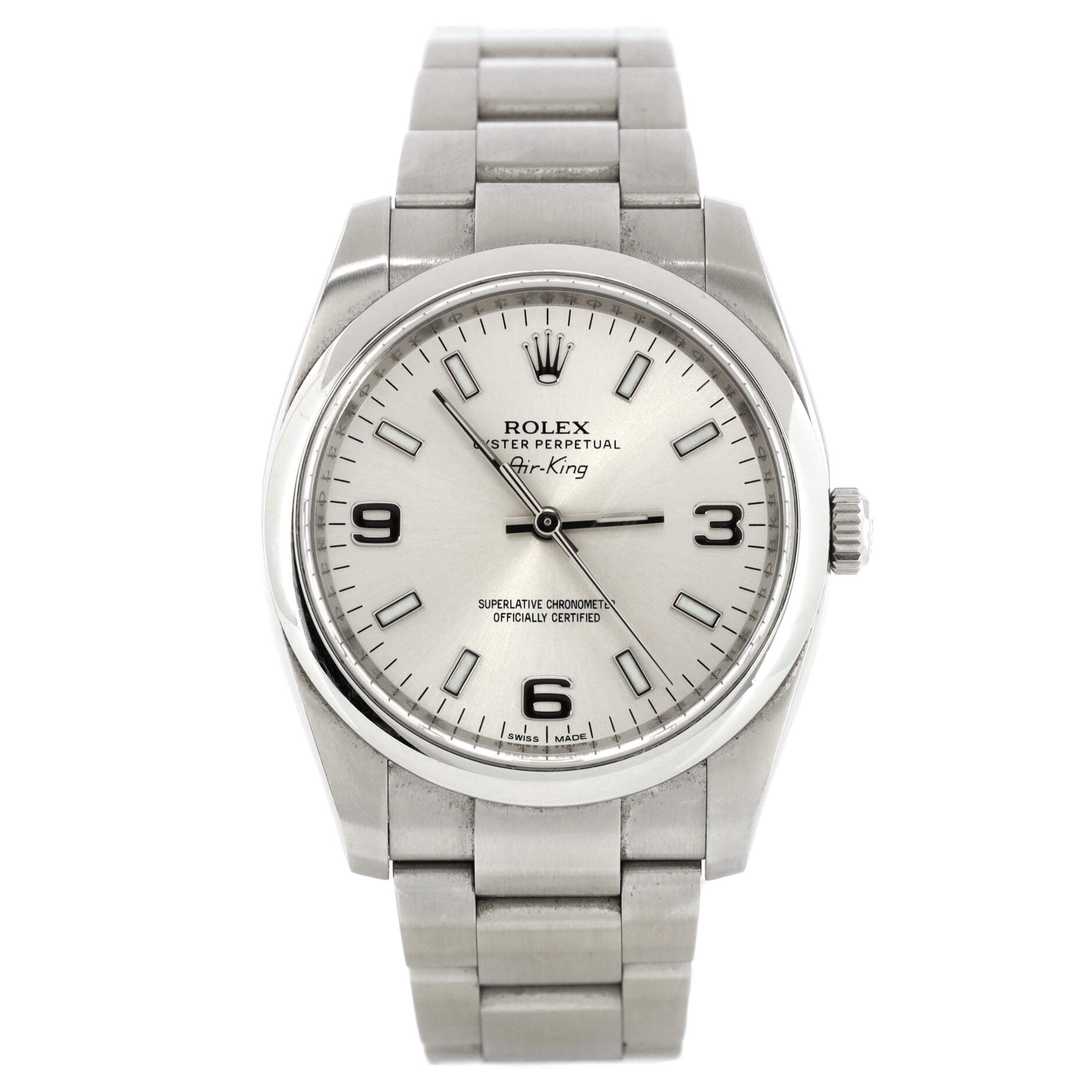 Air King Oyster Perpetual Automatic Watch Stainless Steel 34