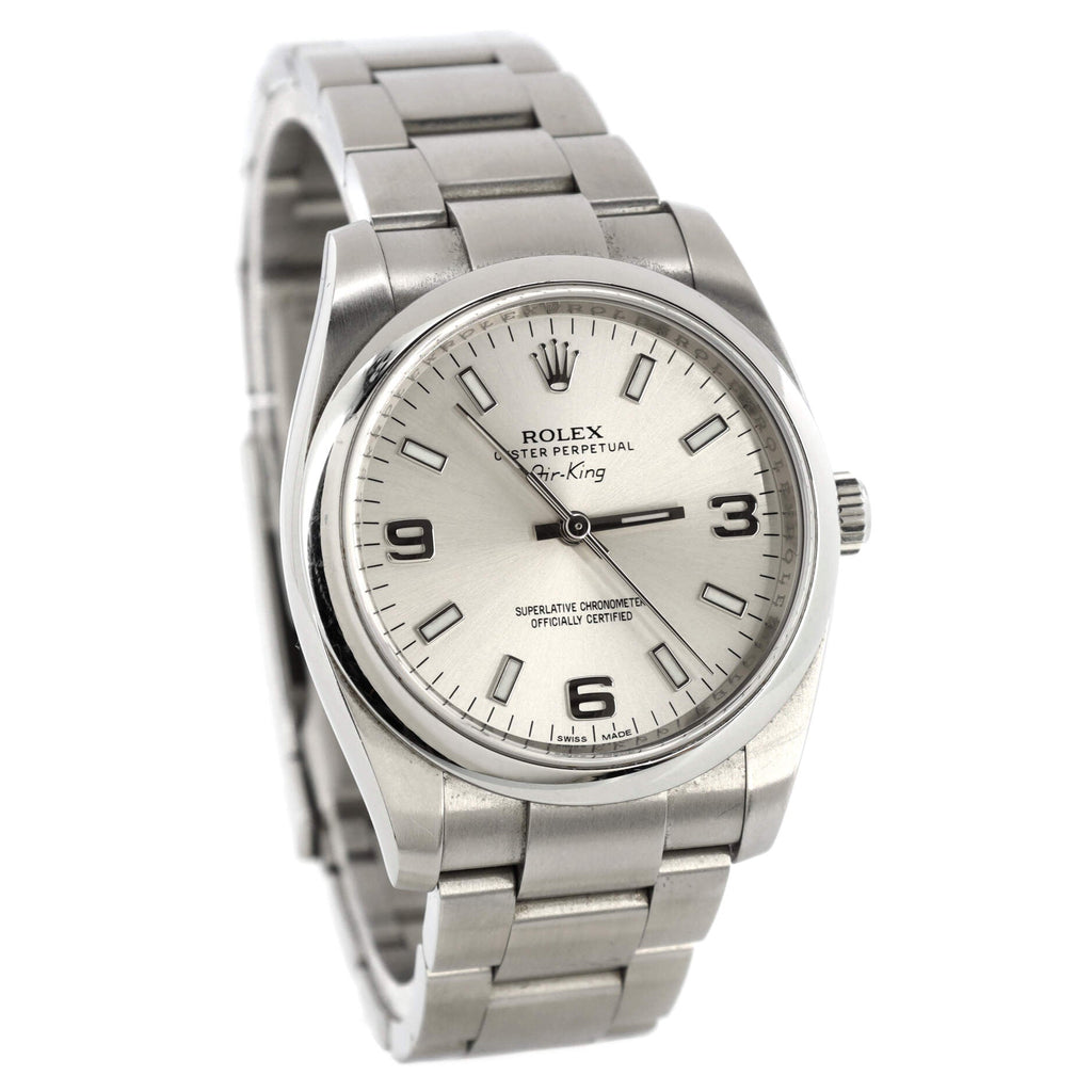 Air King Oyster Perpetual Automatic Watch Stainless Steel 34
