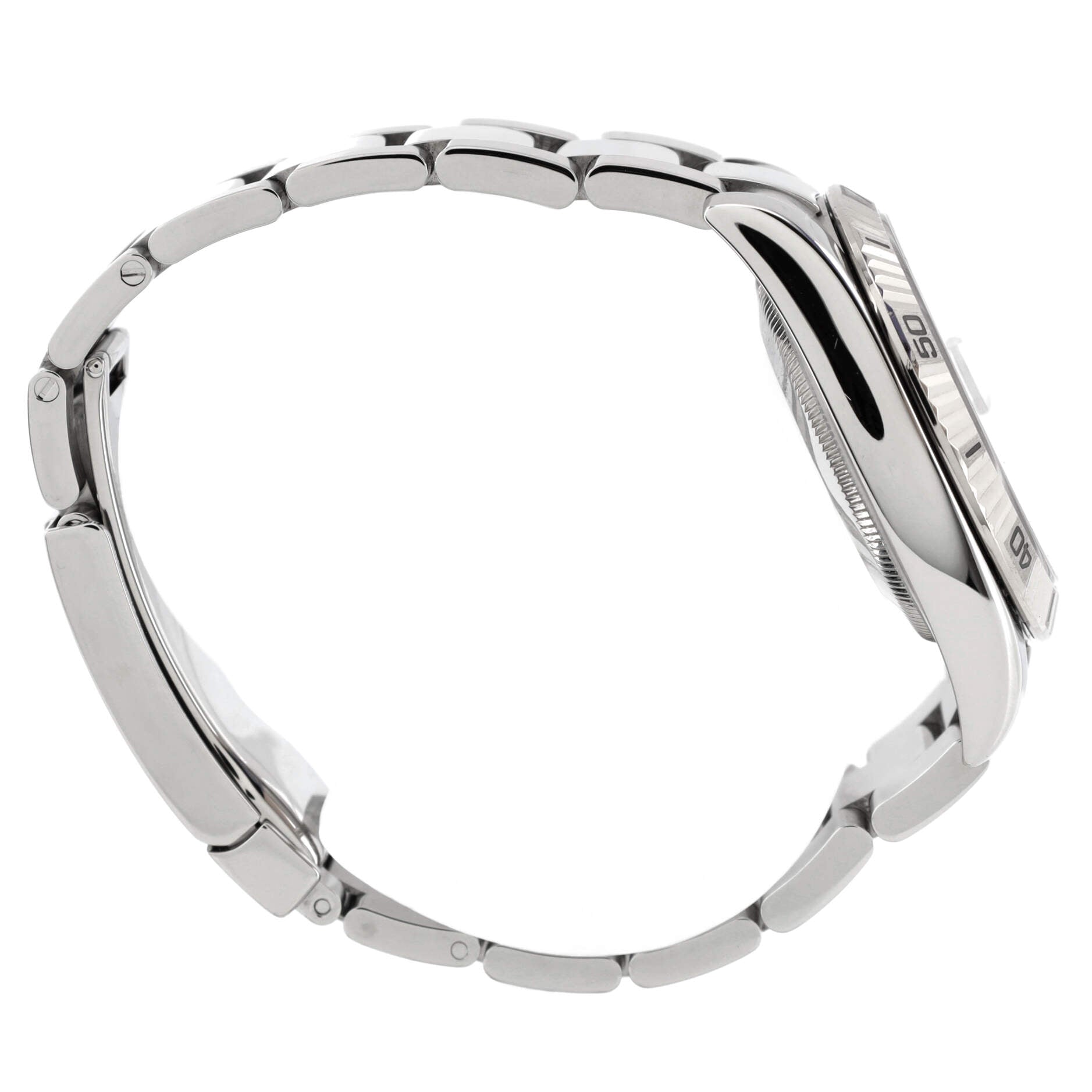 Oyster Perpetual Datejust Turn-O-Graph Automatic Watch Stainless Steel and White Gold 36