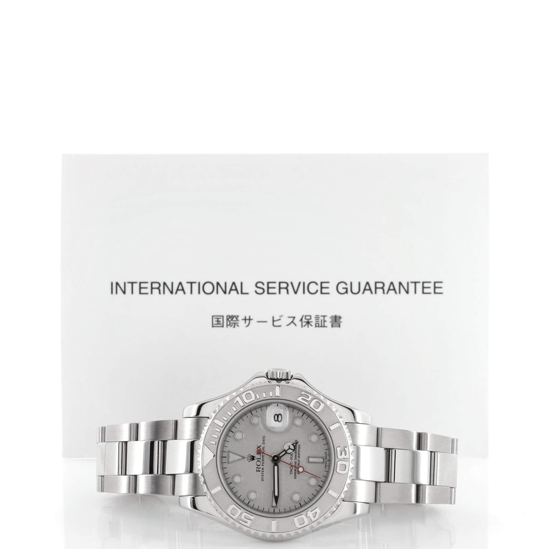 Oyster Perpetual Yacht-Master Automatic Watch Stainless Steel and Platinum 35