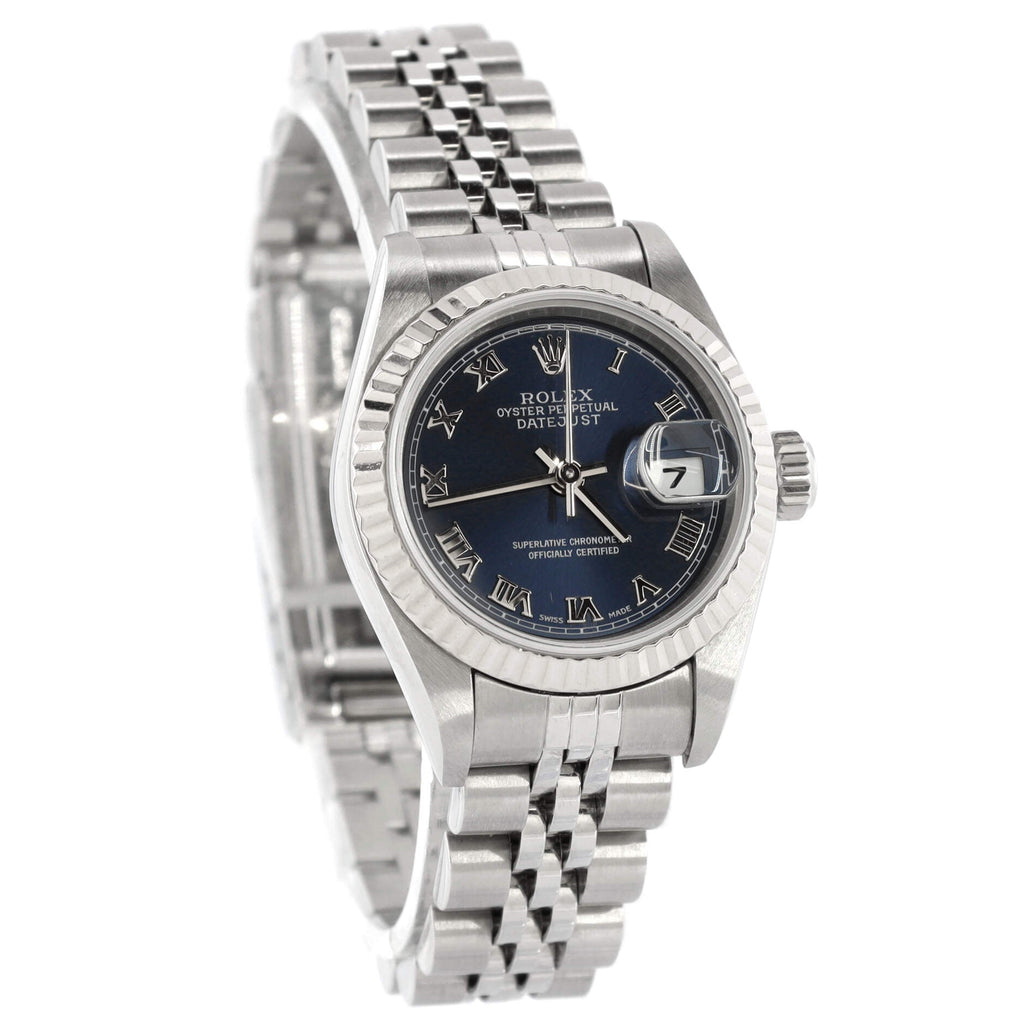 Oyster Perpetual Datejust Automatic Watch Stainless Steel and White Gold 26