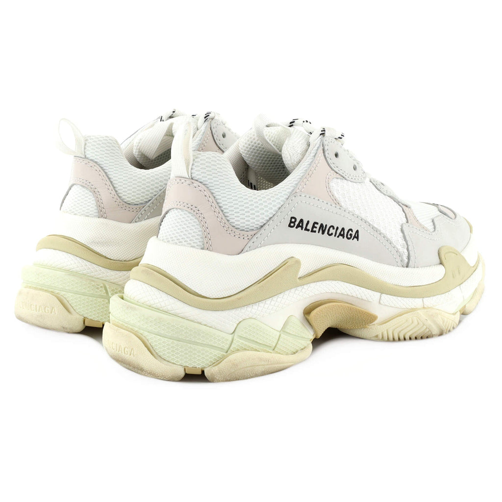 Women's Triple S Sneakers Fabric and Mesh with Faux Leather