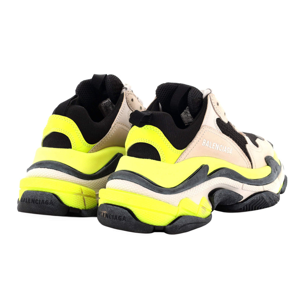 Women's Triple S Sneakers Fabric and Mesh with Faux Leather