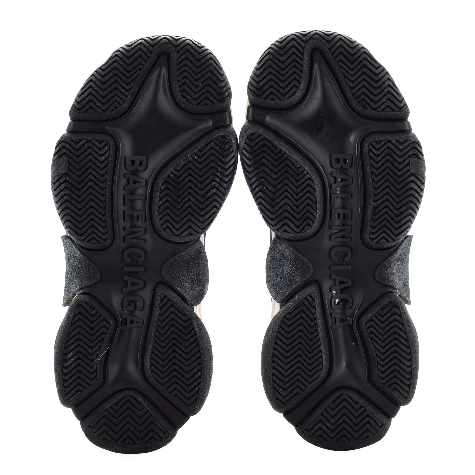 Women's Triple S Sneakers Fabric and Mesh with Faux Leather