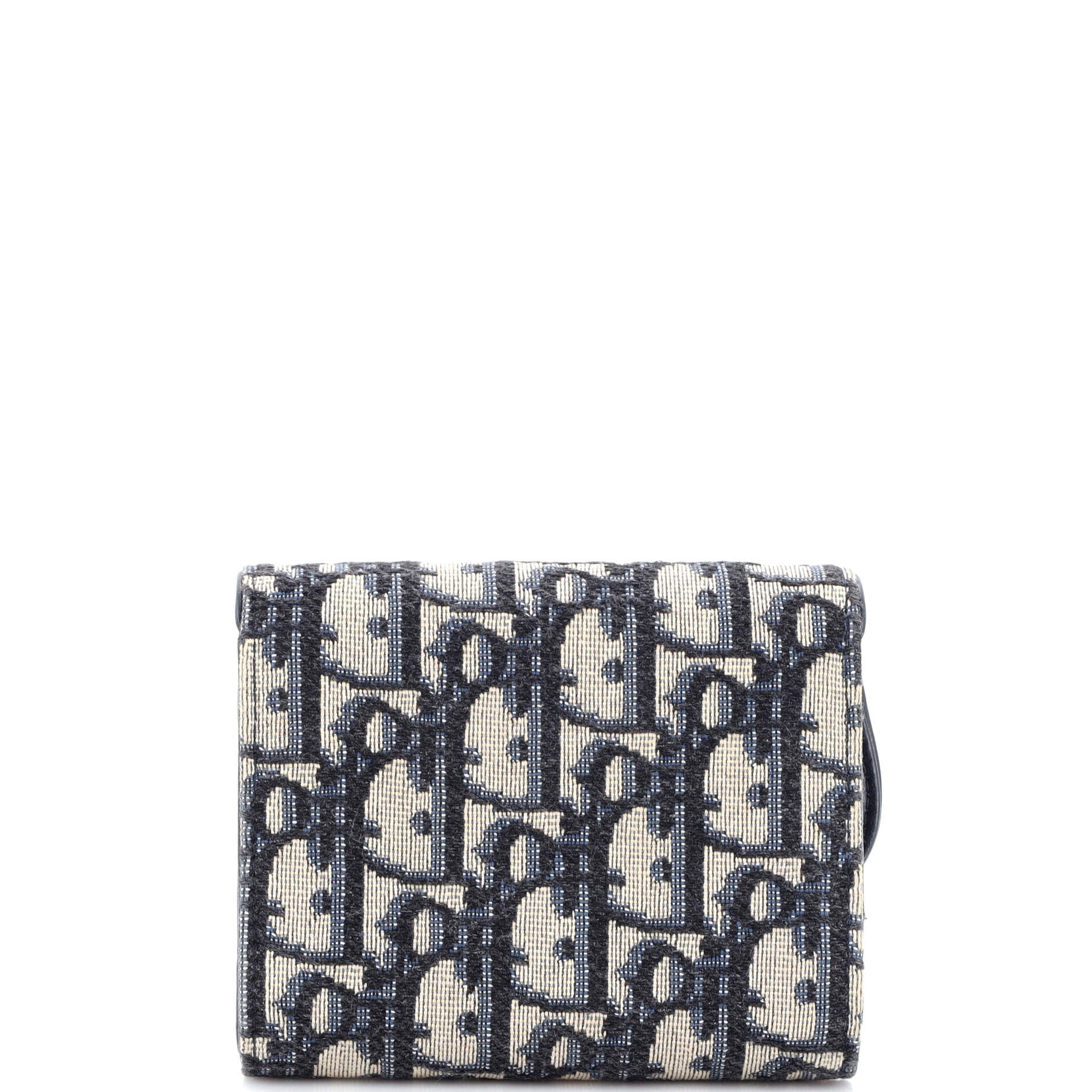 Saddle Flap Wallet Oblique Canvas Mini