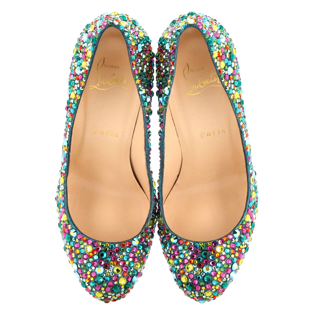 Women's Fifi Pumps Strass Embellished Leather 100