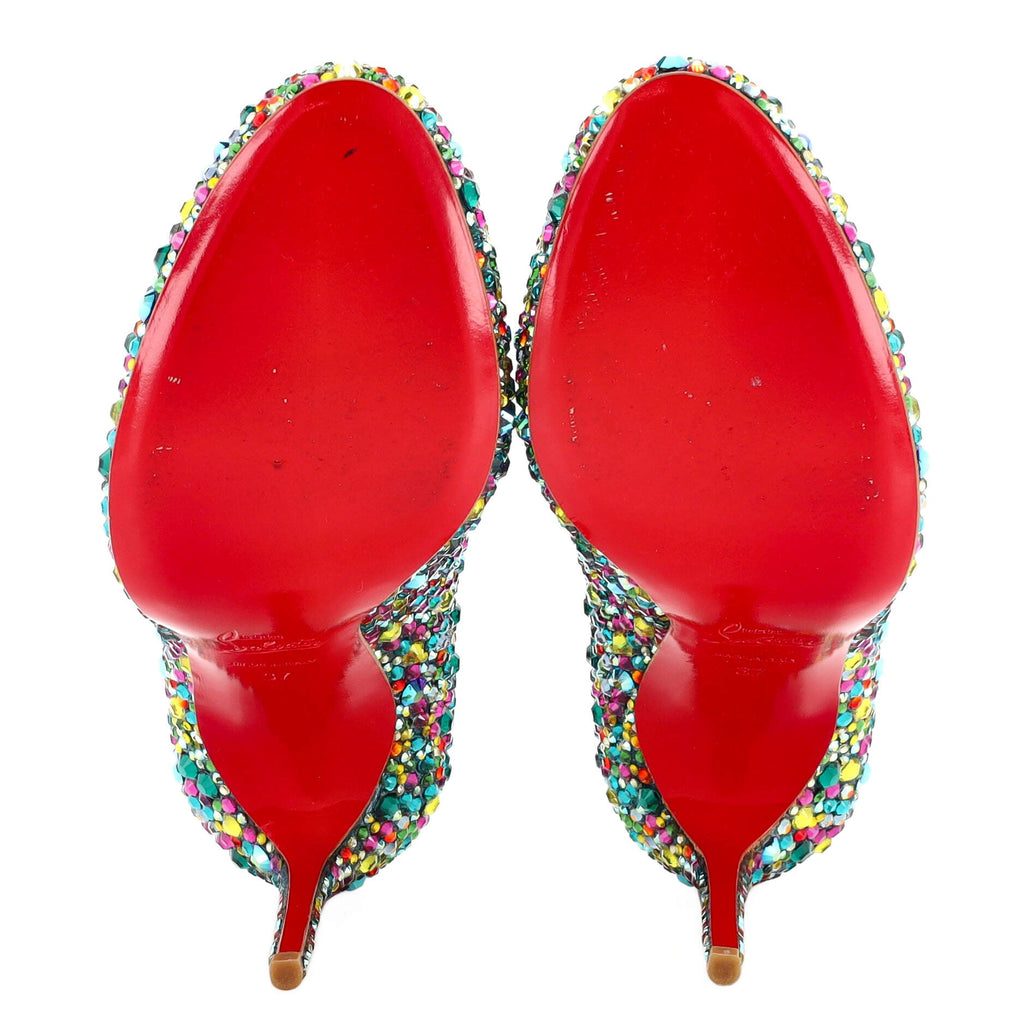 Women's Fifi Pumps Strass Embellished Leather 100