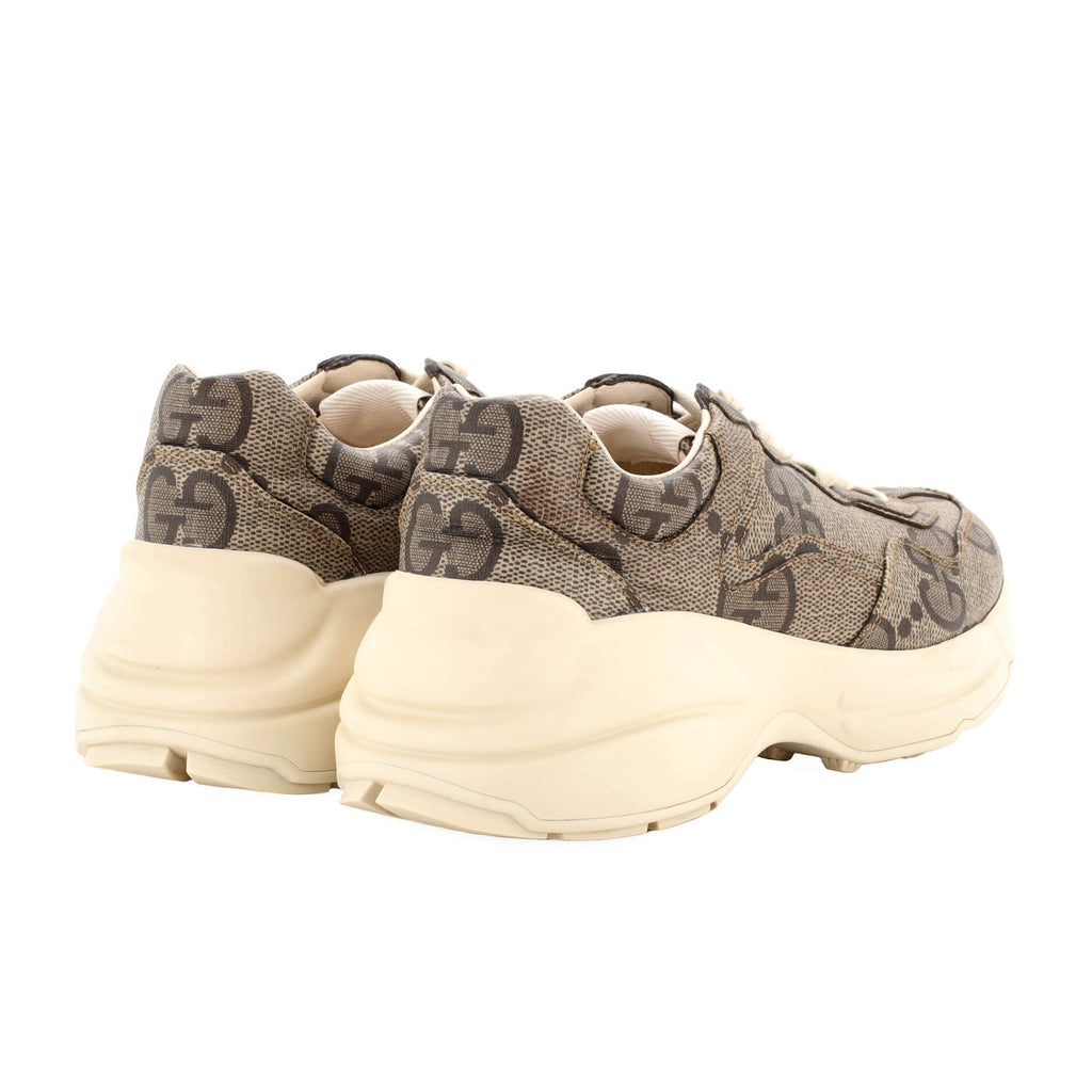 Rhyton Sneakers Jumbo GG Coated Canvas