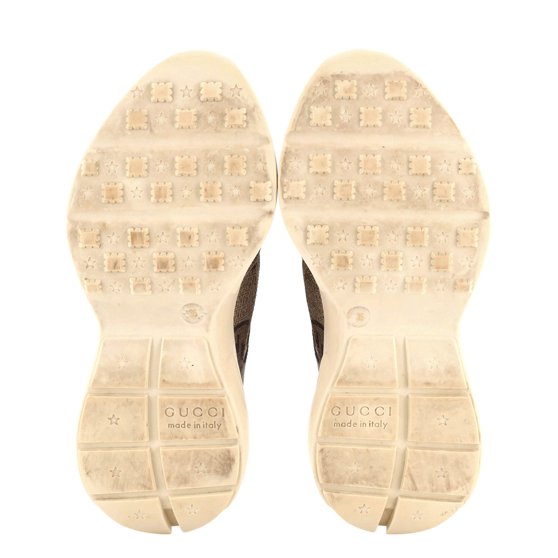 Rhyton Sneakers Jumbo GG Coated Canvas