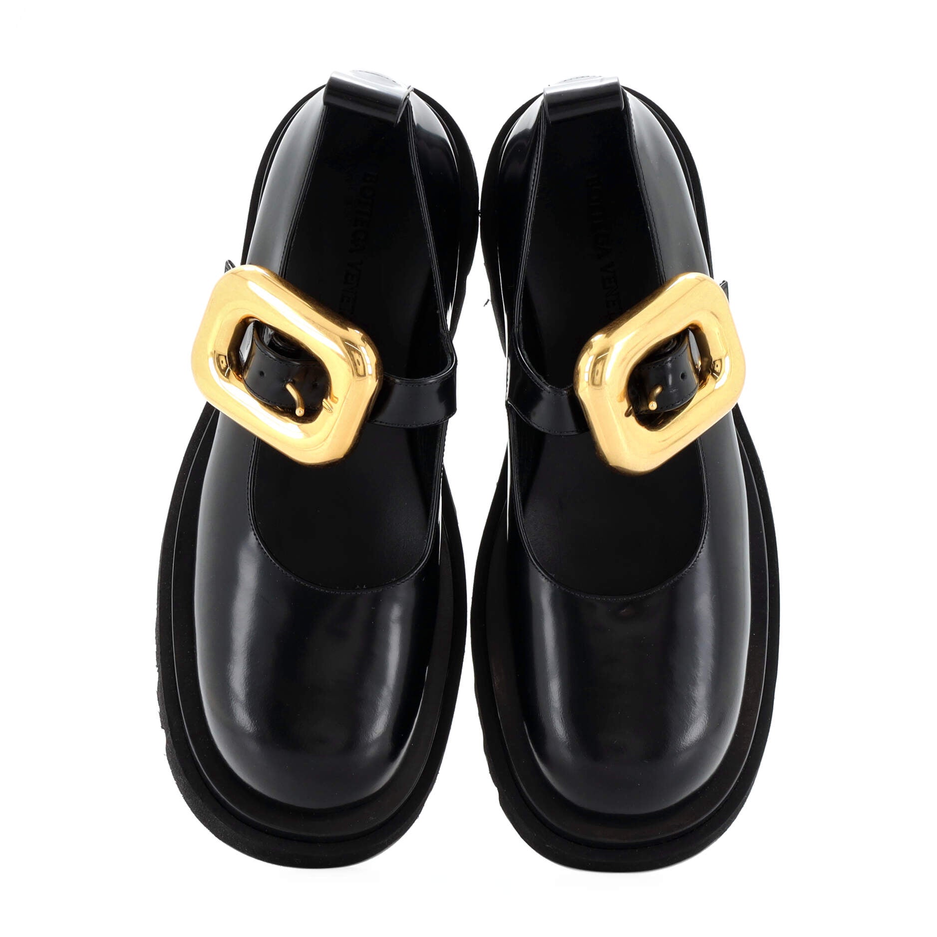 Women's Lug Mary Jane Flats Leather