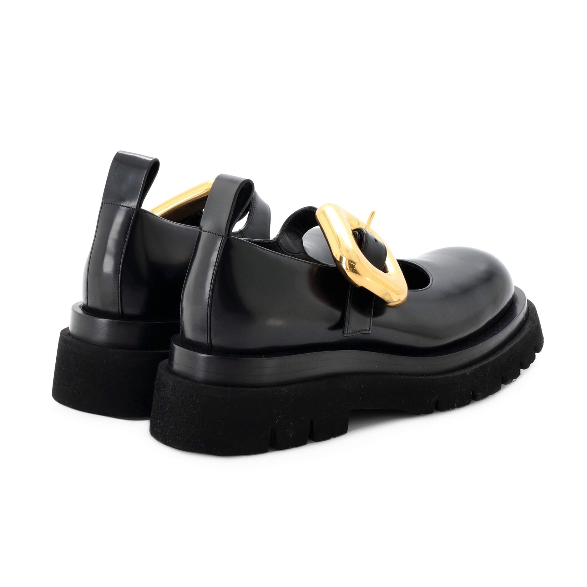 Women's Lug Mary Jane Flats Leather