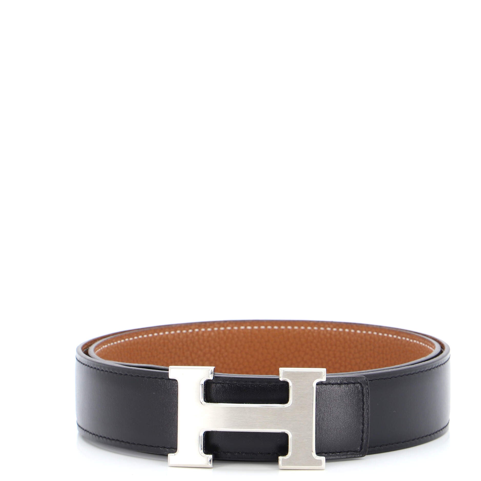 Constance Reversible Belt Leather Wide 90