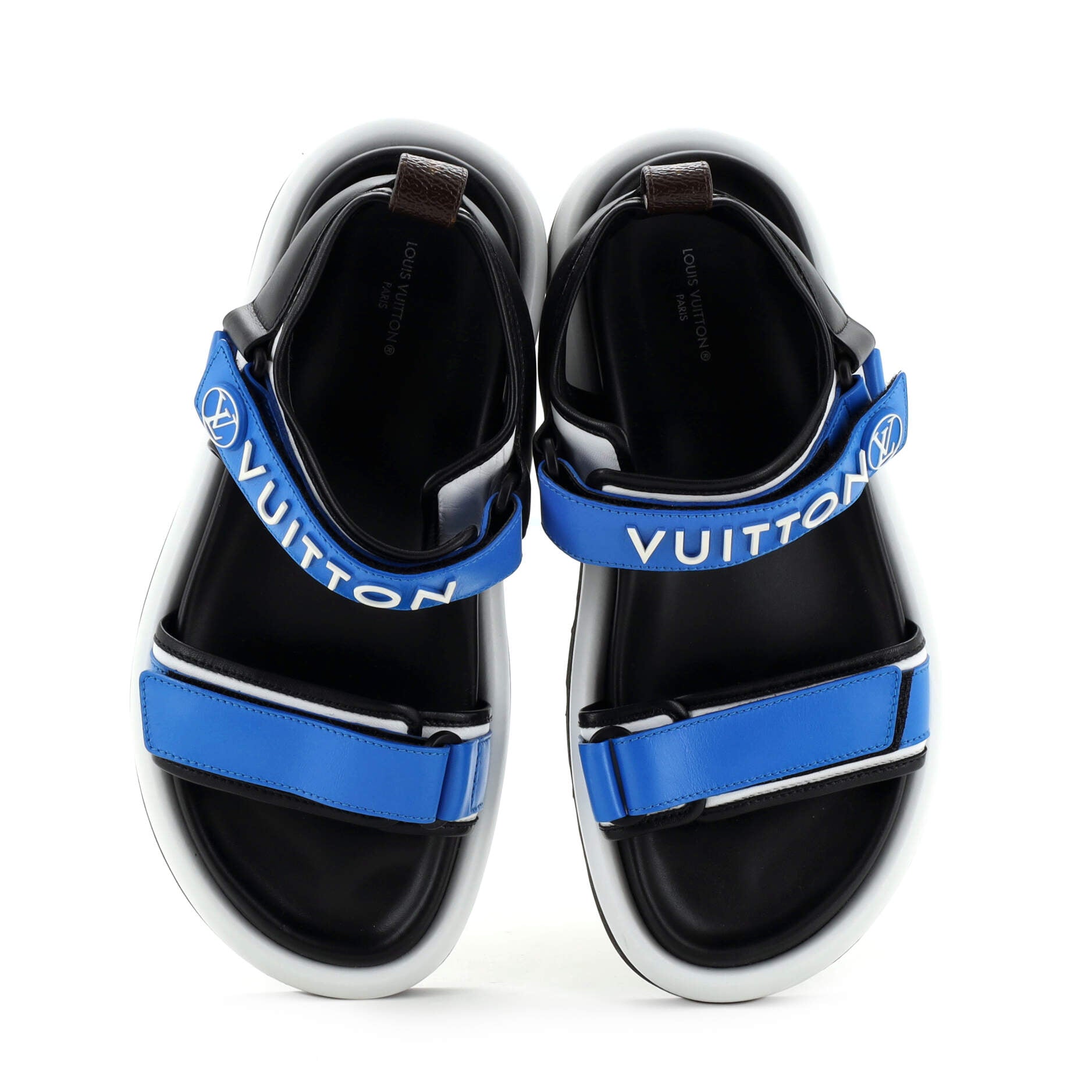 Women's Pool Pillow Flat Comfort Sandals Leather