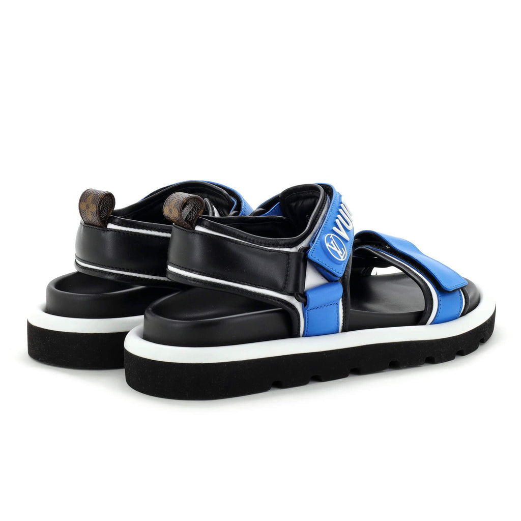 Women's Pool Pillow Flat Comfort Sandals Leather