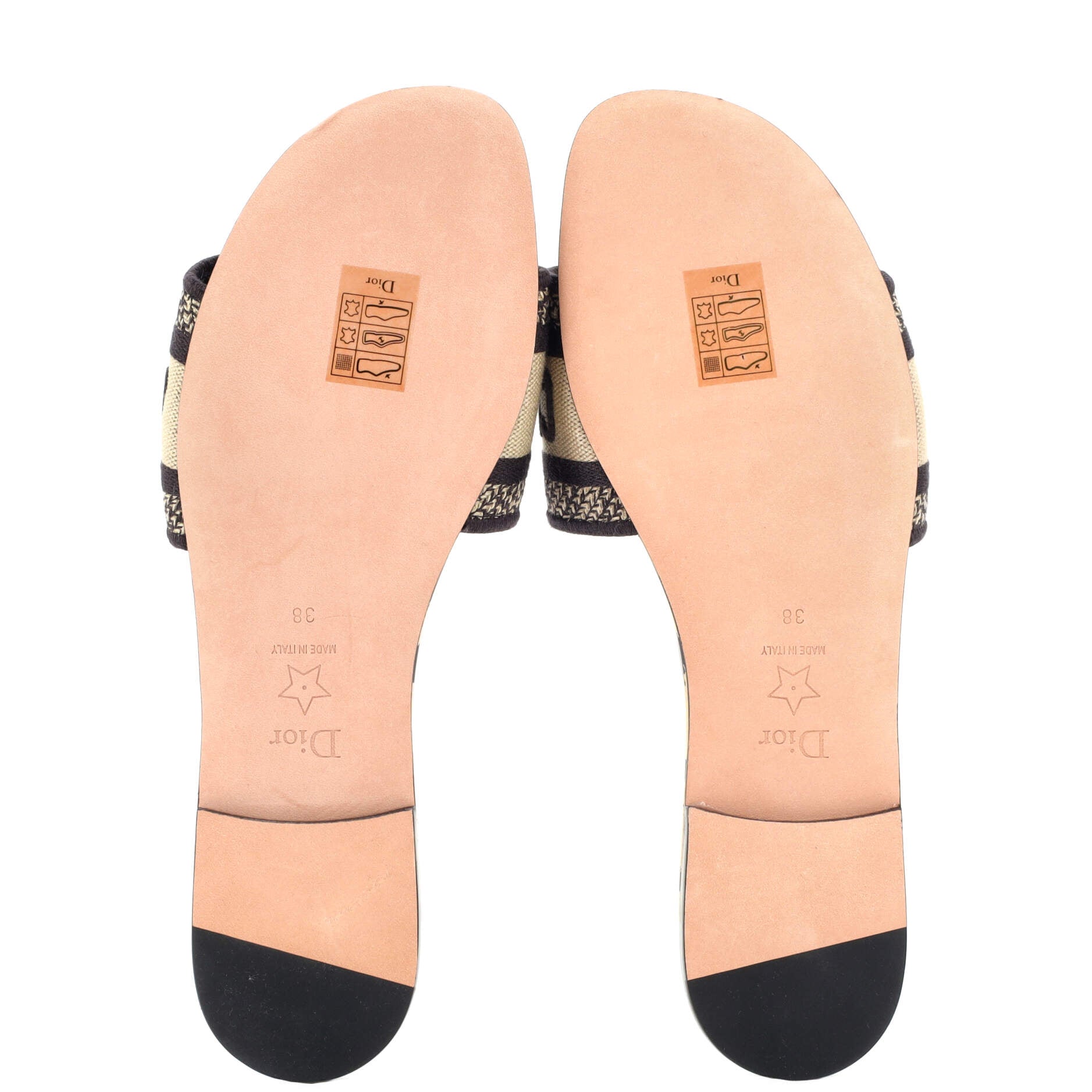 Women's Dway Flat Sandals Embroidered Canvas