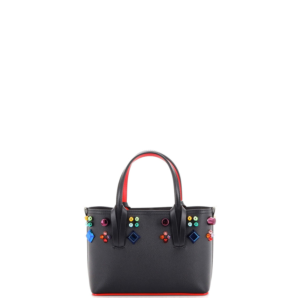 Cabata East West Tote Embellished Leather Mini