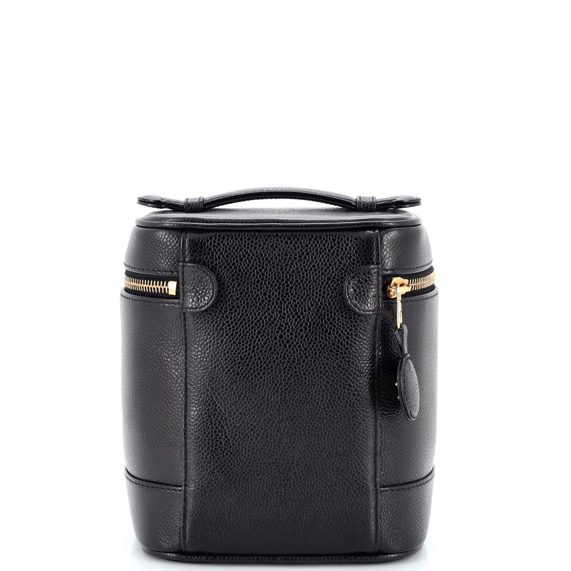 Vintage Timeless Cosmetic Case Caviar Tall