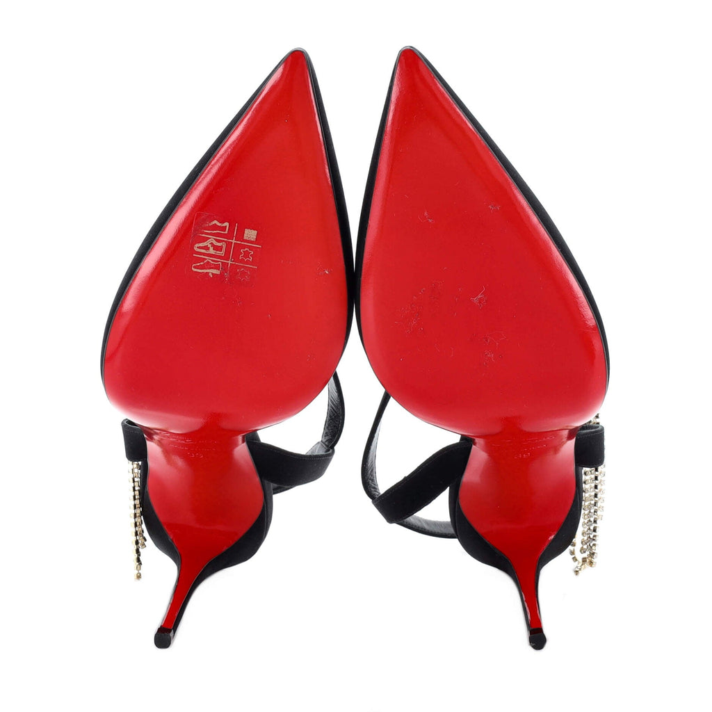 Women's Goldina Rain Pumps Satin with Crystals 100