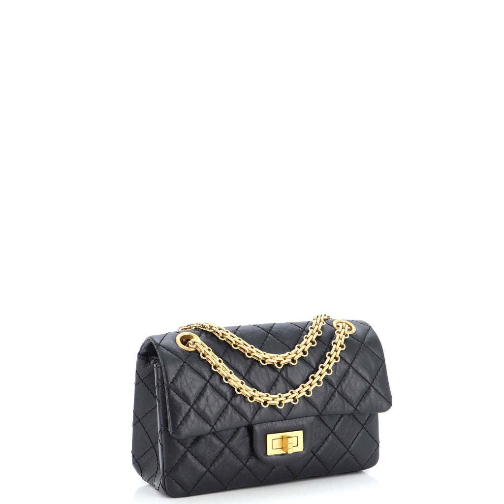 Reissue 2.55 Flap Bag Quilted Aged Calfskin Mini
