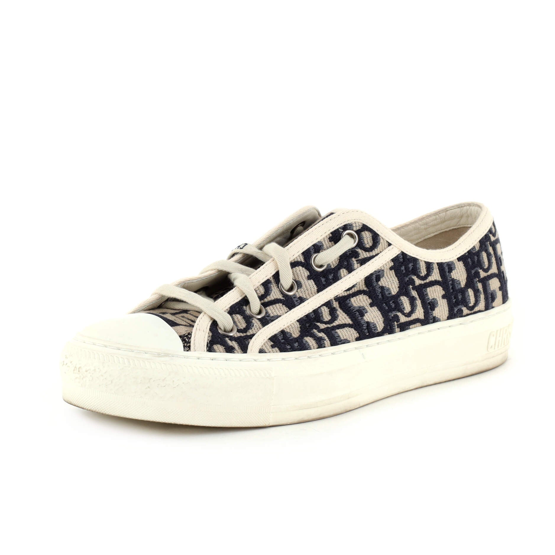 Women's Walk'N'Dior Sneakers Oblique Canvas