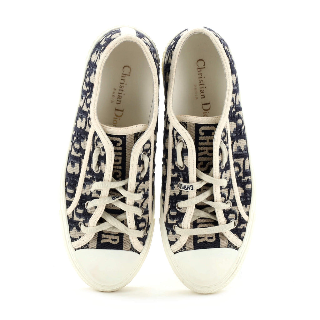 Women's Walk'N'Dior Sneakers Oblique Canvas