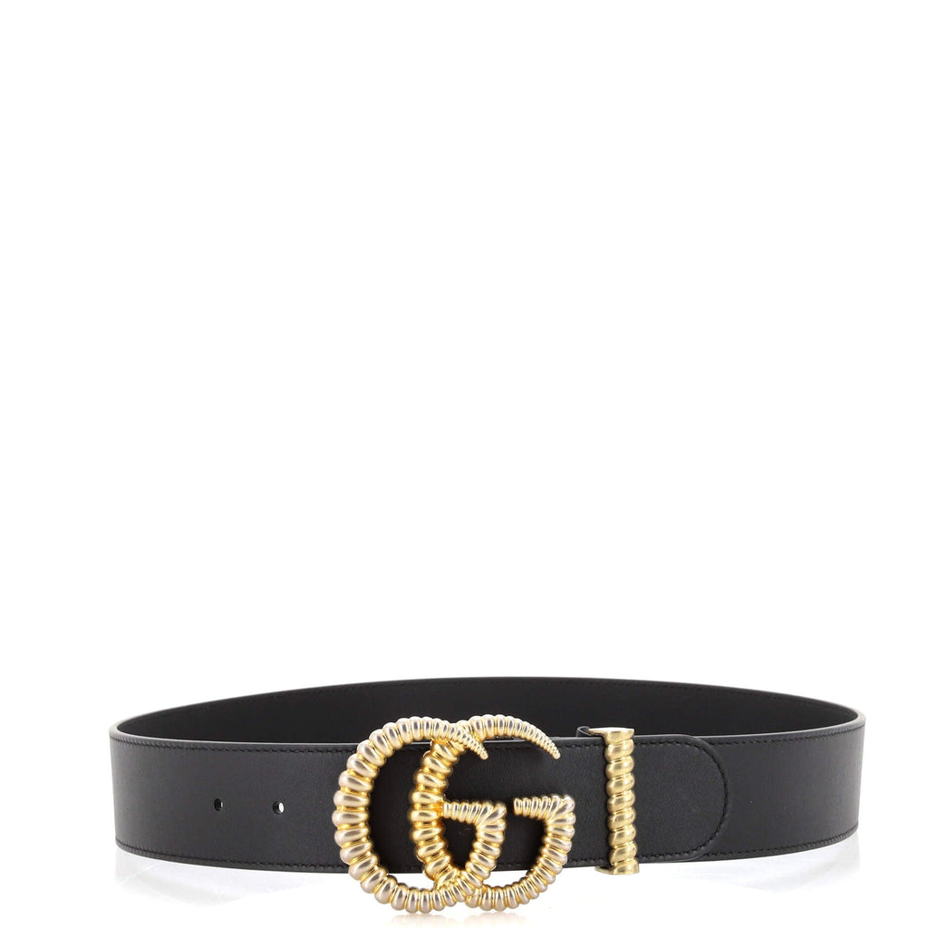 Torchon GG Marmont Belt Leather Wide 80