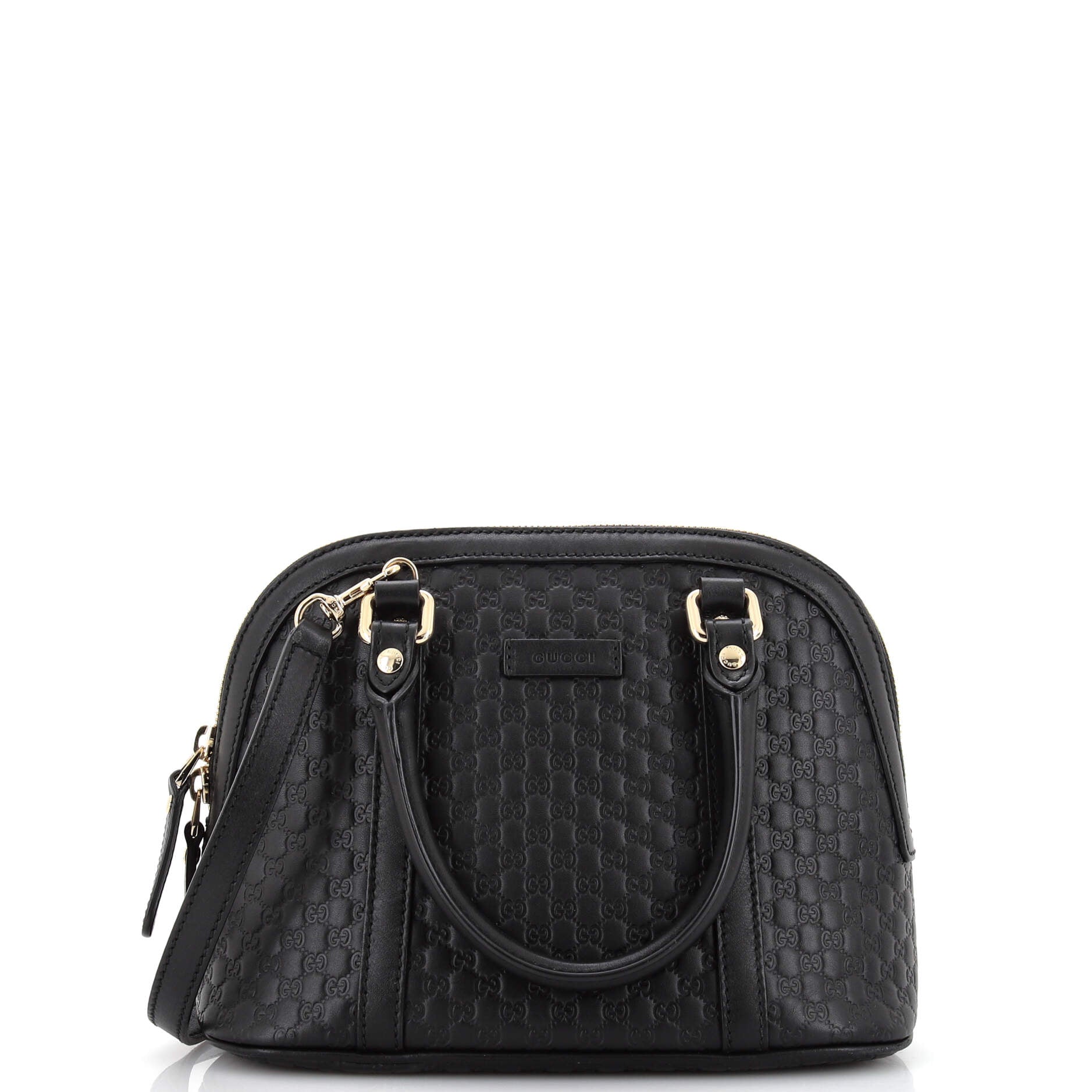 Convertible Dome Satchel (Outlet) Microguccissima Leather Mini