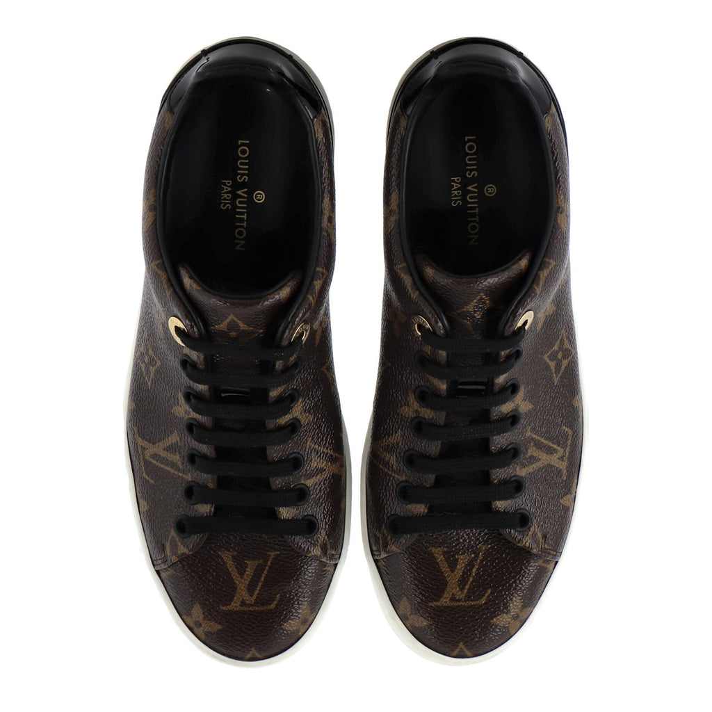 Women's FrontRow Sneakers Monogram Canvas with Patent