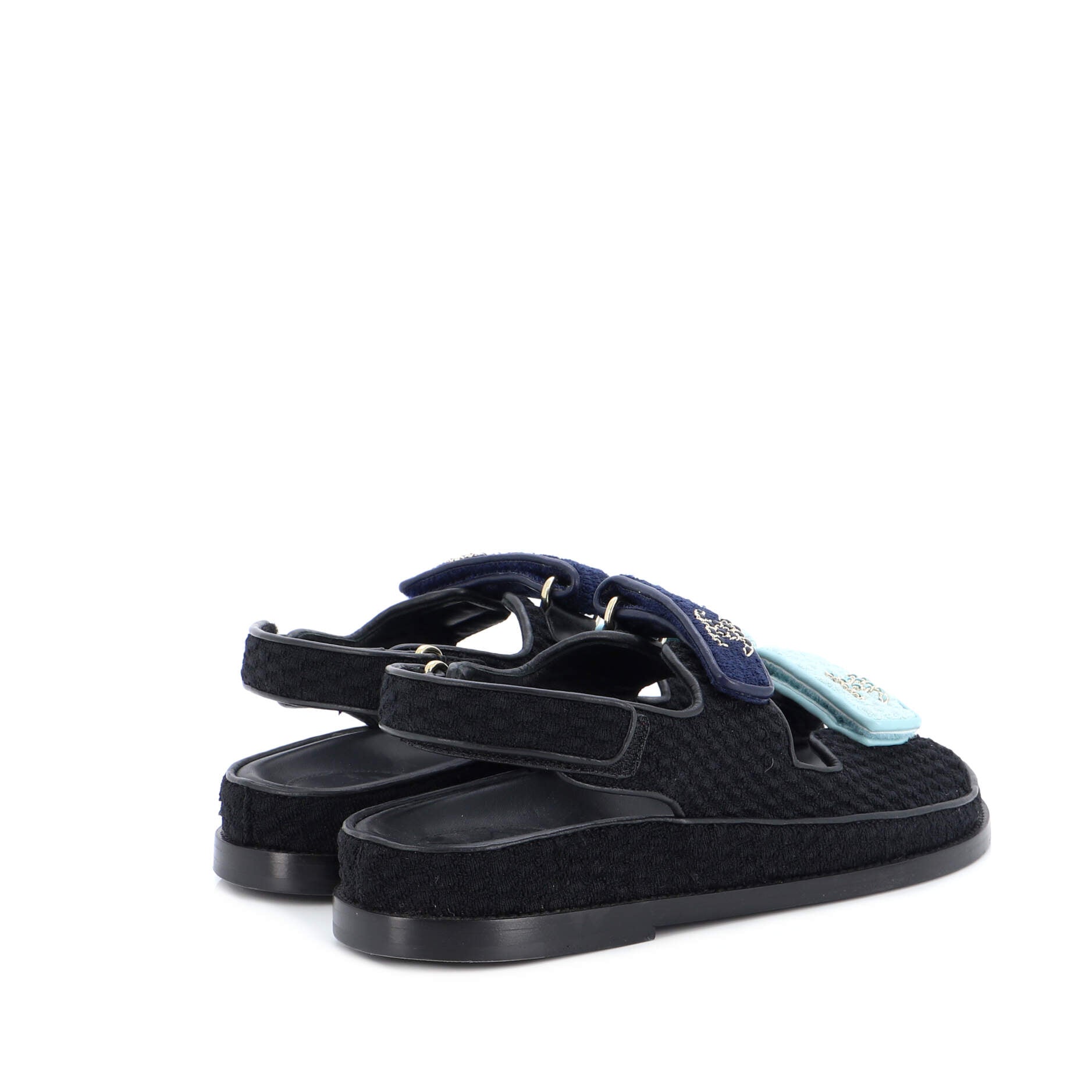 Women's Velcro Dad Sandals Knit Fabric