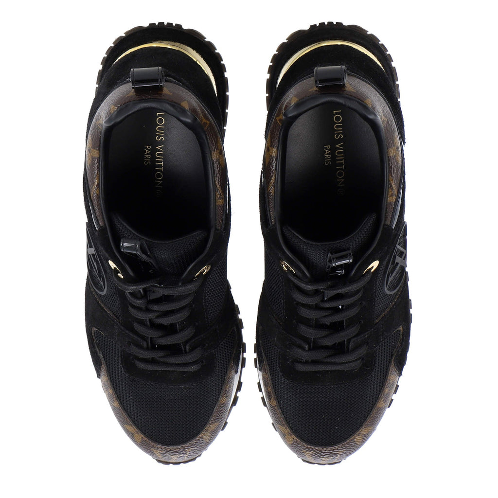 Women's Run Away Sneakers Mesh with Monogram Canvas and Suede
