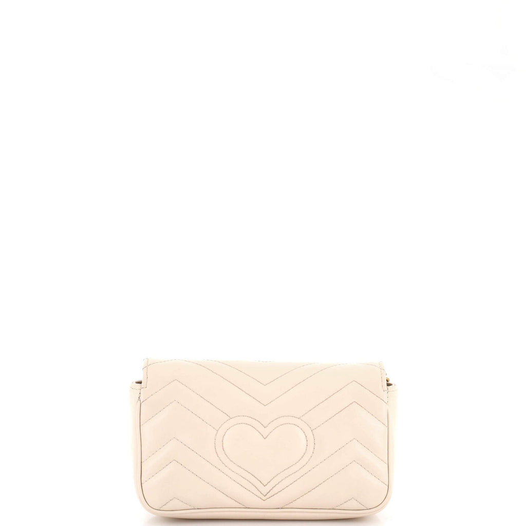 GG Marmont Flap Bag Matelasse Leather Super Mini