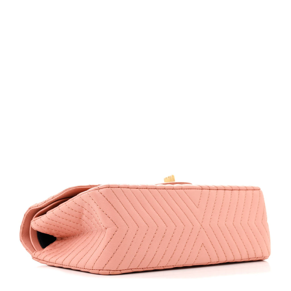 Sheepskin Chevron Quilted 2.55 Reissue 225 Flap Light Pink